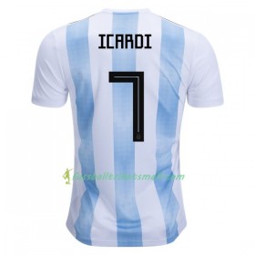 Fußballtrikots Argentinien Icardi 7 WM 2018 Heimtrikotsatz kaufen